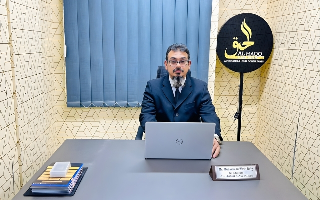 Mr Asif Legal Advisor Al Haqq Law Firm